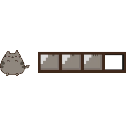 Pusheen 8-Bit Hp Health Bar