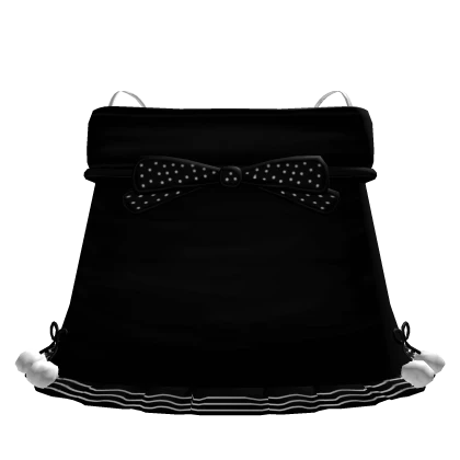♡ ꒰ : cute black pompom dress