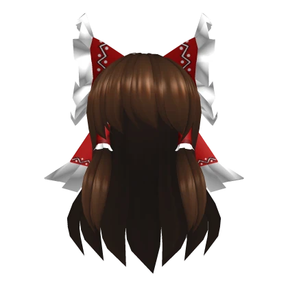 Shrine Maiden w Red Ribbon Reimu Hakurei Brown