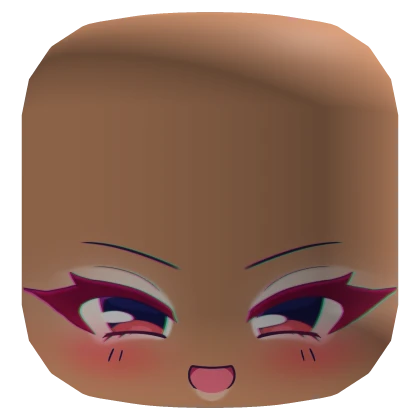 Gyaru Teto tropical vocaloid anime mask tan