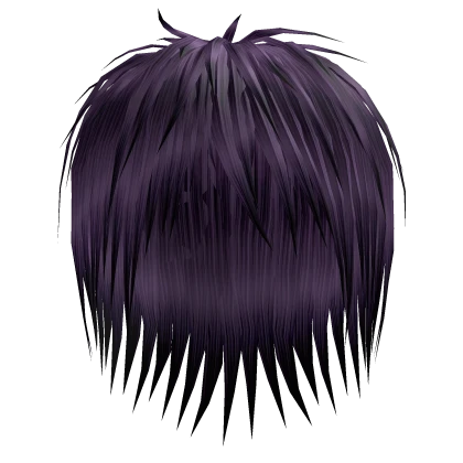 Purple Messy Vkei Emo Hair