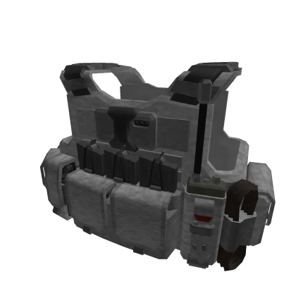 White Heavy Tactical Pouch Vest