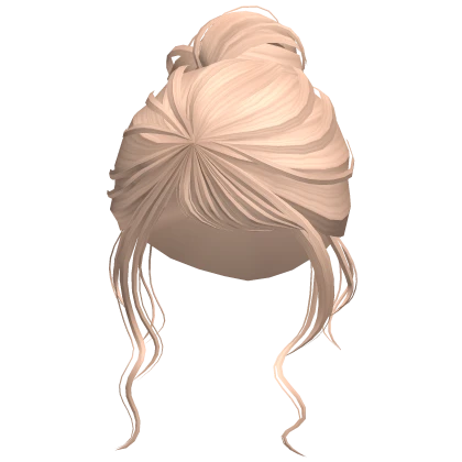 Ballerina Swan Princess Messy Updo Bun Blonde