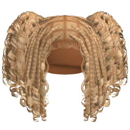 ☆ | Blonde Boho Braid Pigtails
