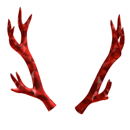 Red Sparkle Antlers