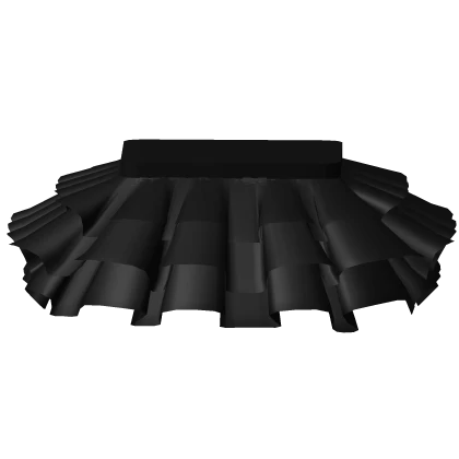 (Black) Cute Ruffled Skirt