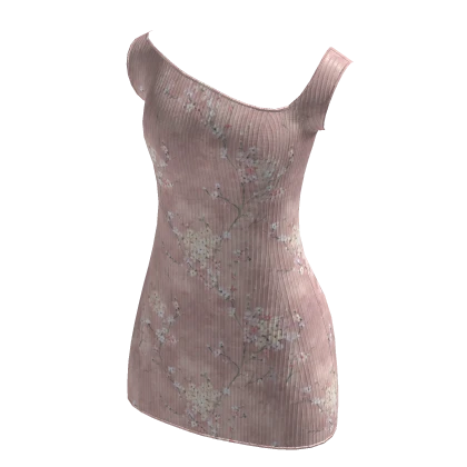 ♡ Vintage Off-Shoulders Graphic Chinese Dress