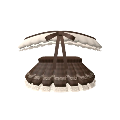 🎀3.0 Set Chocolate pleated skirt with tassels