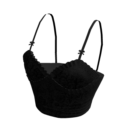 Black Lace Tank Top
