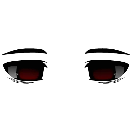x_x //  dull red anime eyes