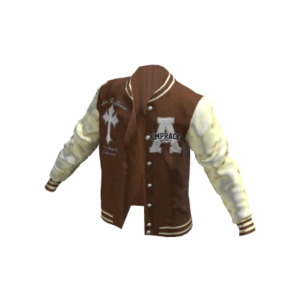 Brown Varsity Jacket