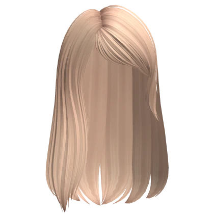 Long Emo Slicked Side Parted Hair (Blonde)
