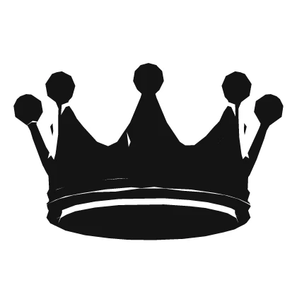 White Cartoony Crown