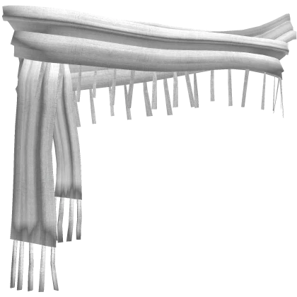 Gaian Temprit White Waist Scarf