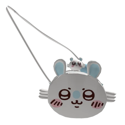 Chiikawa bag with plushie Momonga cute