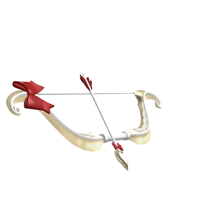 ♡ ꒰Holdable꒱ Gold/Red Cupid's Bow & Arrow