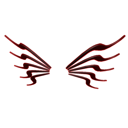 Red Void Blade Wings - Cartoony Outline