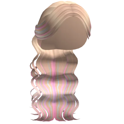 Cotton Candy Loose Ponytail