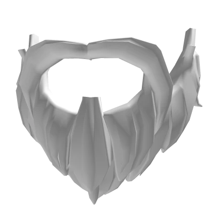 Long Scruffy Tactical Wizard Beard (White)