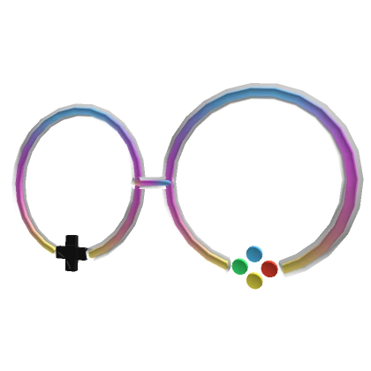 Color Game Button Glasses