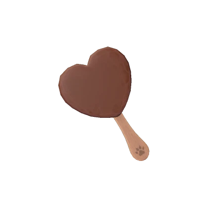 Miau Heart Popsicle Chocolate