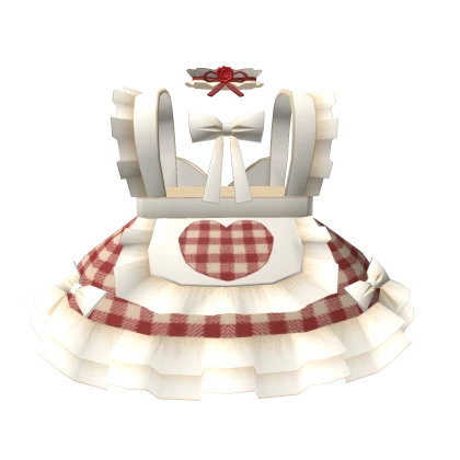 🎅❤3.0 Christmas Baker's Red Apron