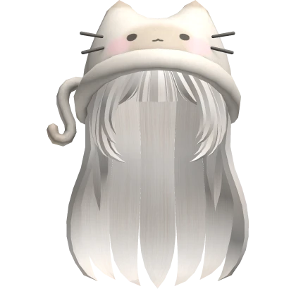 Cute Siamese Cat Beanie Long Hair 🐱