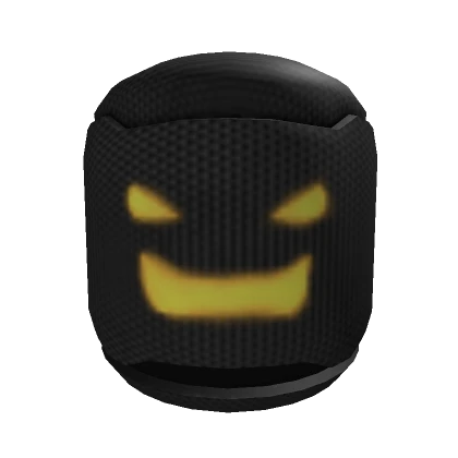 Gold Evil Emoticon Head