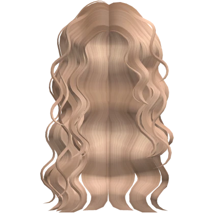 Curly Messy SuperStar Preppy Blonde Hair