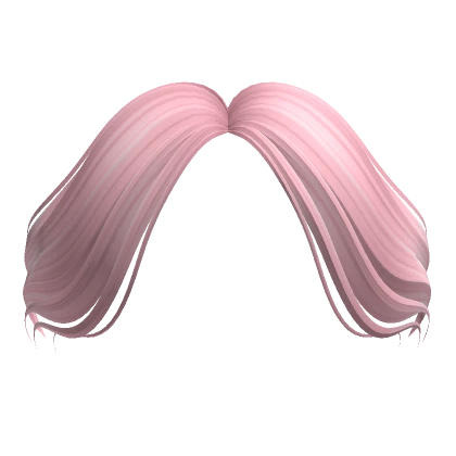 Curtain Bangs in Pink