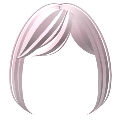 ♡ cute anime side bangs pink