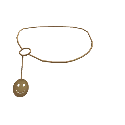 Gold Hanging Smile Necklace 3.0 