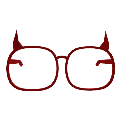 😈 Red Horn Glasses 😈