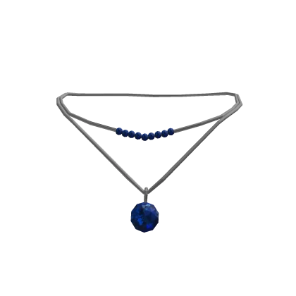 Delicate Sapphire and Silver Necklace 3.0