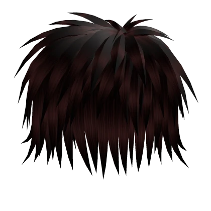 Red Spiky Messy Emo Punk Hair