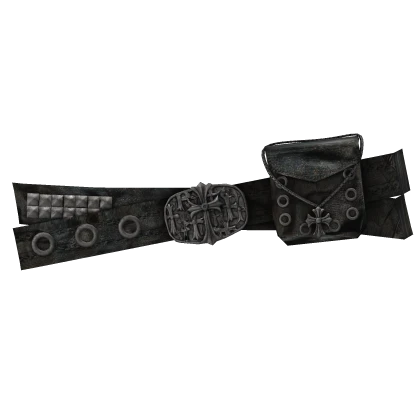 ◈ Grunge Chrome Belt Denim