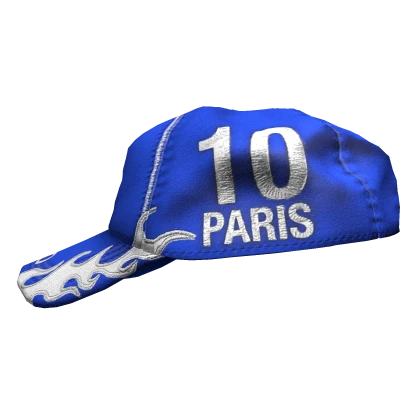 SIDEWAYS custom 333 astro paris y2k cap - blue