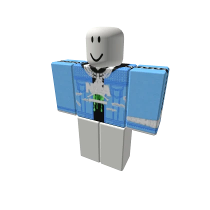 NBA YOUNGBOY KAPPA 4KT Slime Blue Ripped Hoodie