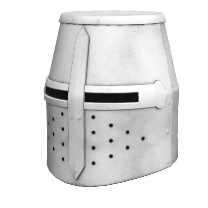 White Crusader Great Helm