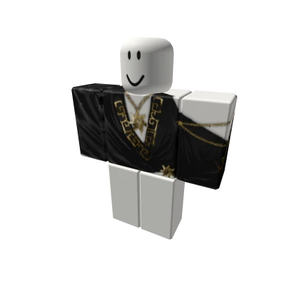  🗡Gaian🗡Sorcerer Rune Black Gold Robes