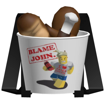 Shedletsky's Chicken Bucket Backpack [FORSAKEN]