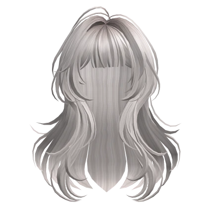 Silver Cute Layered Hair