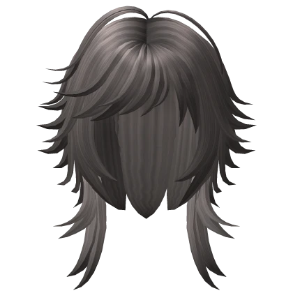 Layered Anime Jellyfish Hair Cut in Ash Grey