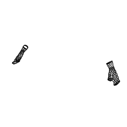 Goth Emo Fingerless fishnet gloves (black)