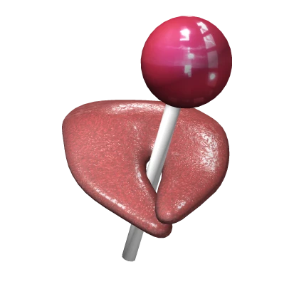 Split Tongue With Lollipop