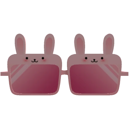 Pink Bunny Glasses