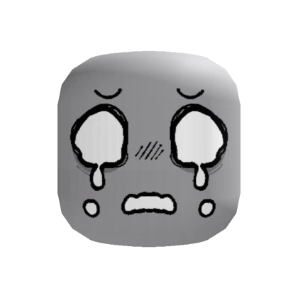 Crying Emotional Scene Face (Recolorable)