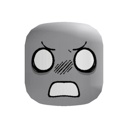 Screaming Yell Scene Face (Recolorable)