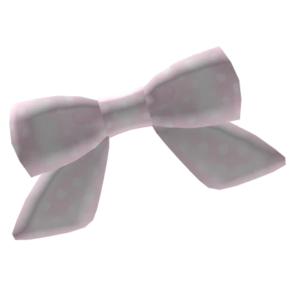 … zZz cute pink polka dot bow (＾∇＾)
