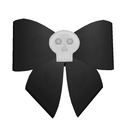 Black Skull Bow